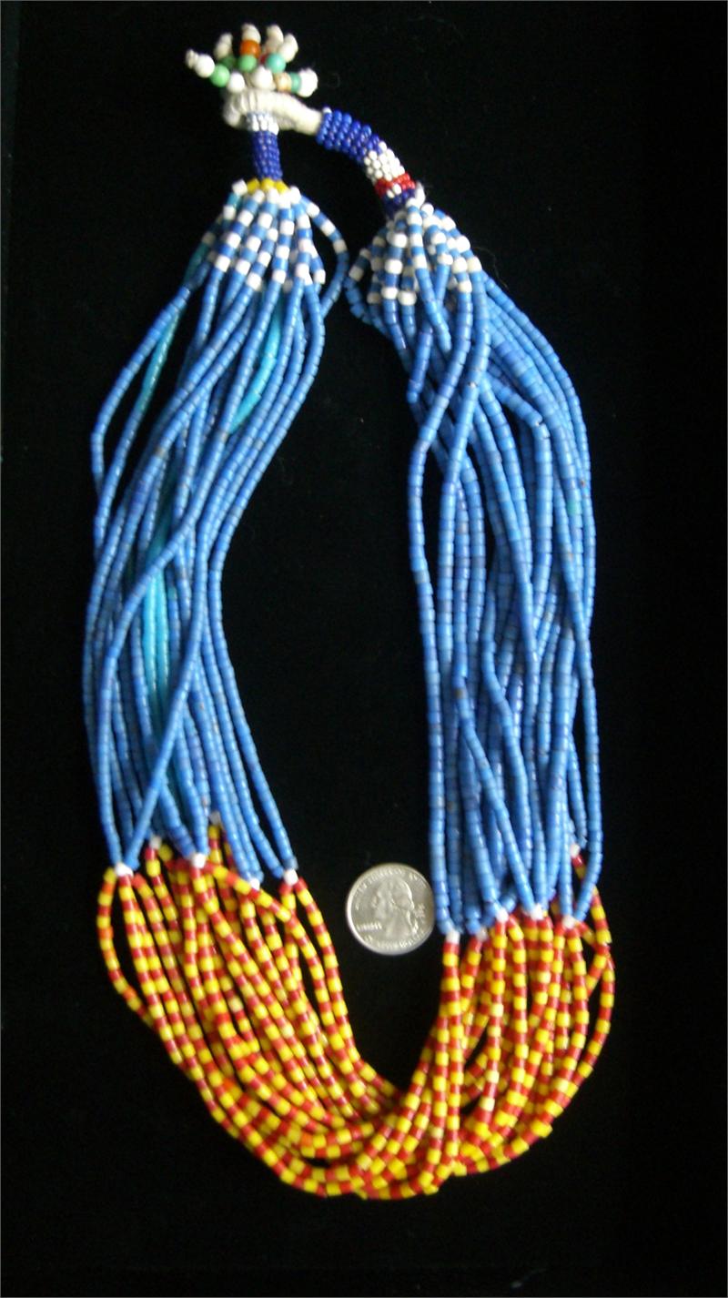 African Fulani Tribal Necklace Handcrafted Vintage