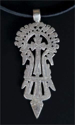 Ethiopian Coptic Cross pendant necklace Coptic Cross necklace