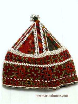 Nuristani Embroidered Vintage Cap