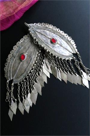 Vintage Turkmen (Turkoman) Pendants Large Turkmen jewelry