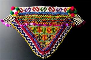 Large vintage Kuchi beaded panel Vintage Kuchi panel