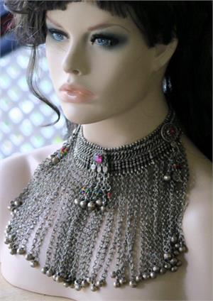 Vintage Waziri Tribal Jewelry Necklace Vintage Tribal Necklace